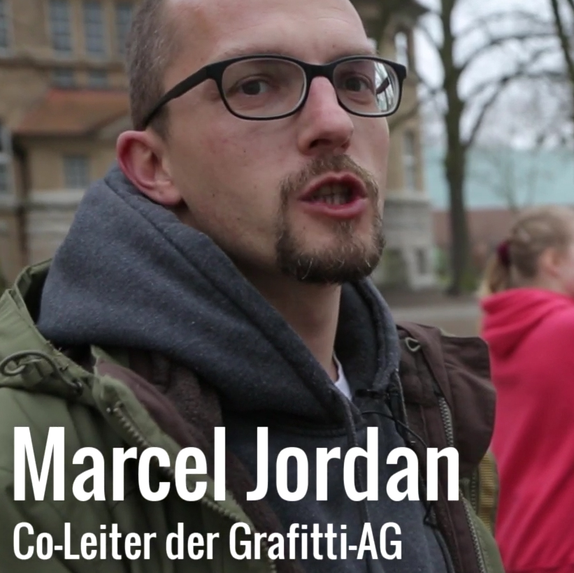Marcel Jordan Graffiti AG WBS Schule Land Berlin 2015